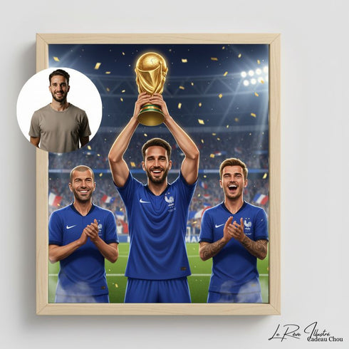 Portrait Magique – Le Rêve Illustré™ – Spécial Fans de Foot